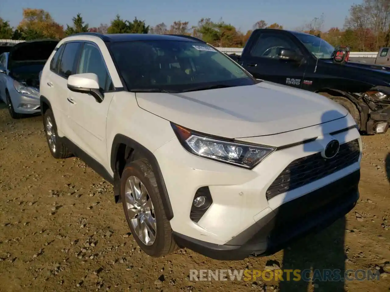 1 Photograph of a damaged car JTMN1RFV7KD509234 TOYOTA RAV4 2019