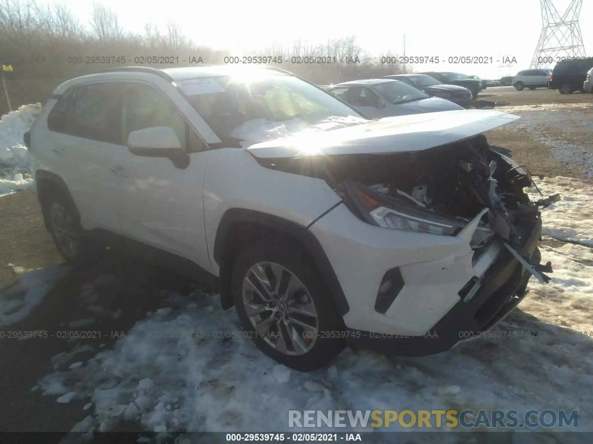 1 Photograph of a damaged car JTMN1RFV7KD515843 TOYOTA RAV4 2019