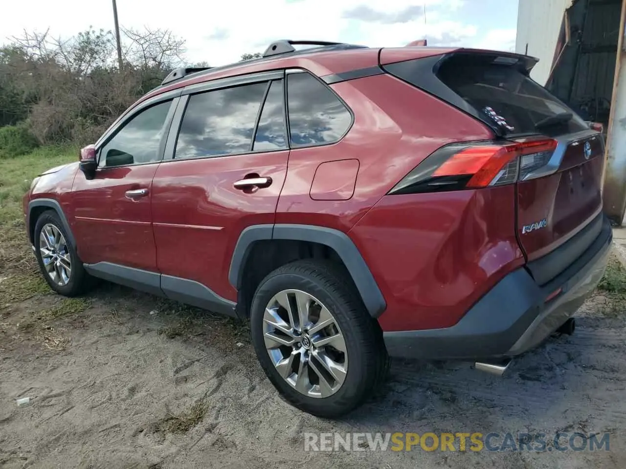 2 Photograph of a damaged car JTMN1RFV7KD519858 TOYOTA RAV4 2019