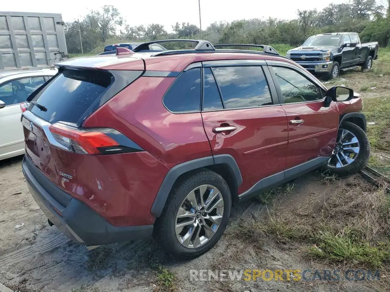 3 Photograph of a damaged car JTMN1RFV7KD519858 TOYOTA RAV4 2019