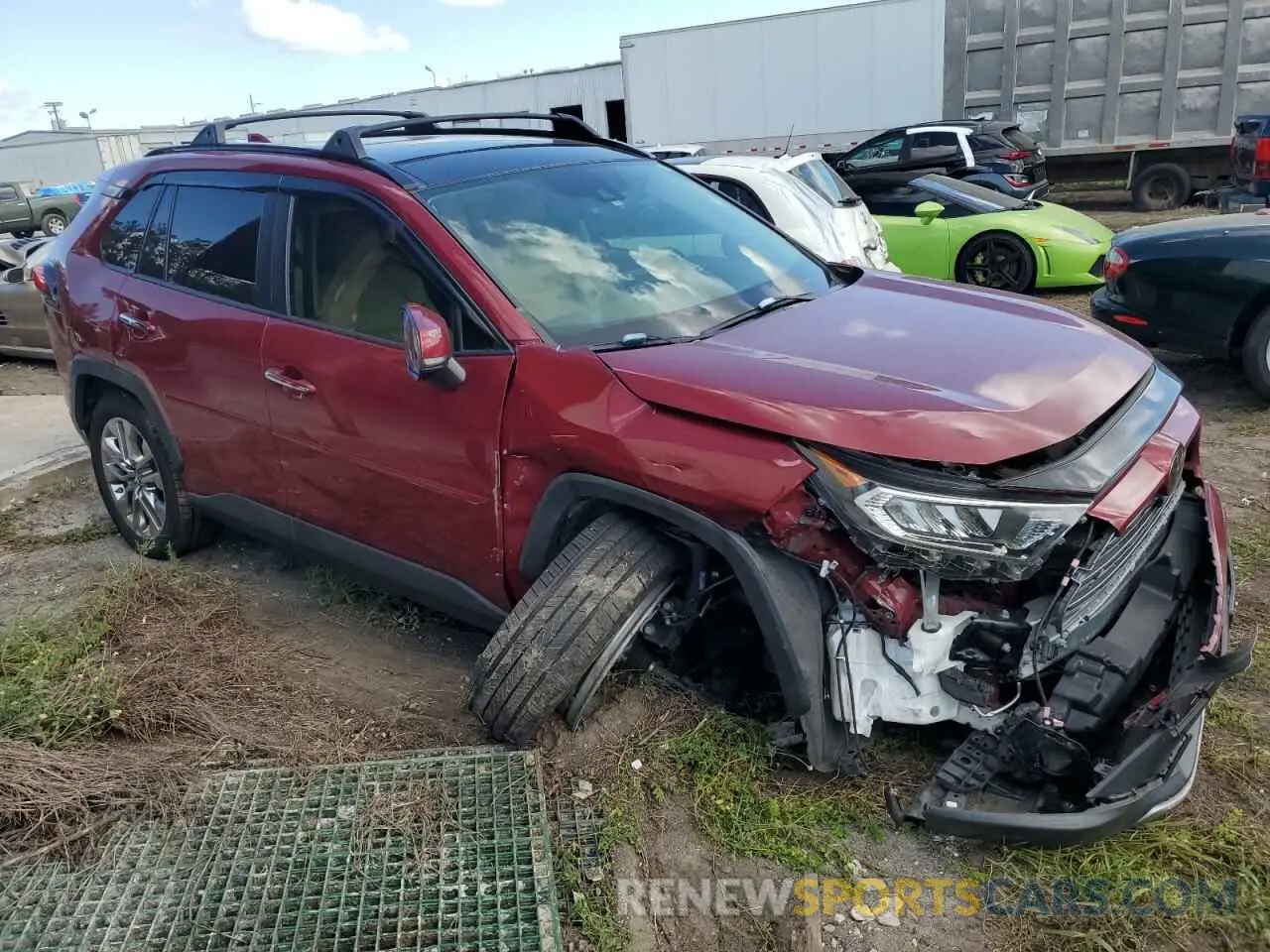4 Photograph of a damaged car JTMN1RFV7KD519858 TOYOTA RAV4 2019