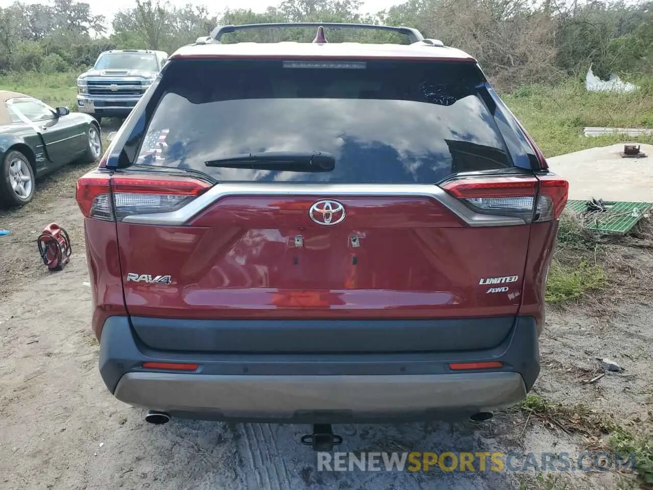 6 Photograph of a damaged car JTMN1RFV7KD519858 TOYOTA RAV4 2019