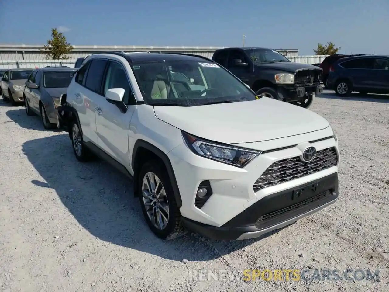 1 Photograph of a damaged car JTMN1RFV8KJ020343 TOYOTA RAV4 2019