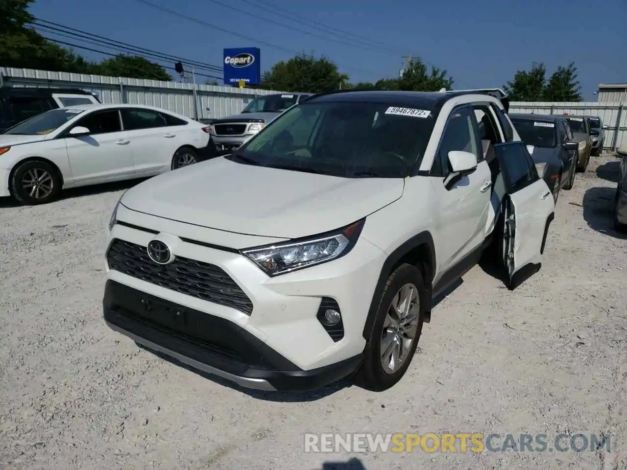 2 Photograph of a damaged car JTMN1RFV8KJ020343 TOYOTA RAV4 2019