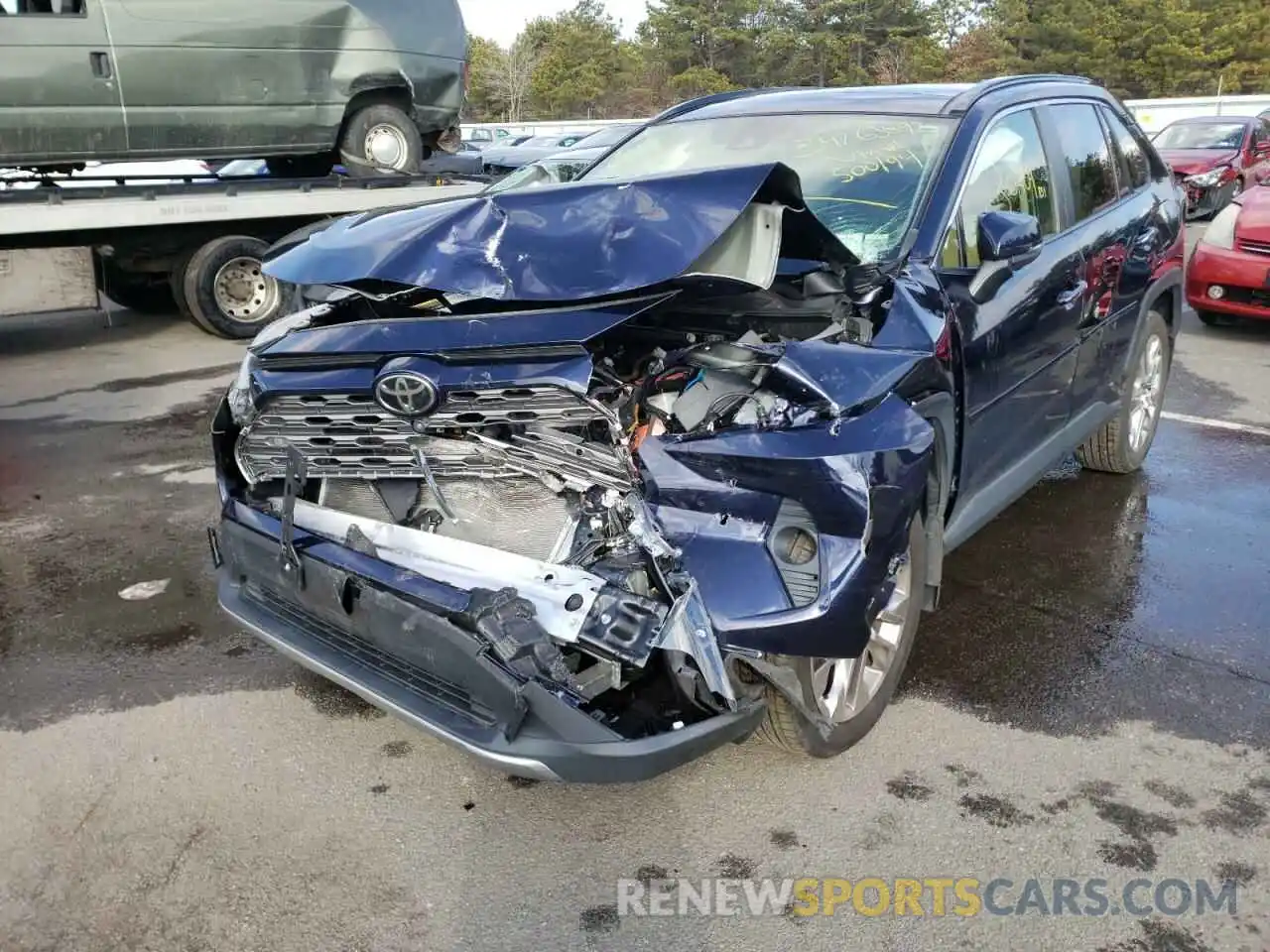 9 Photograph of a damaged car JTMN1RFV9KD500194 TOYOTA RAV4 2019