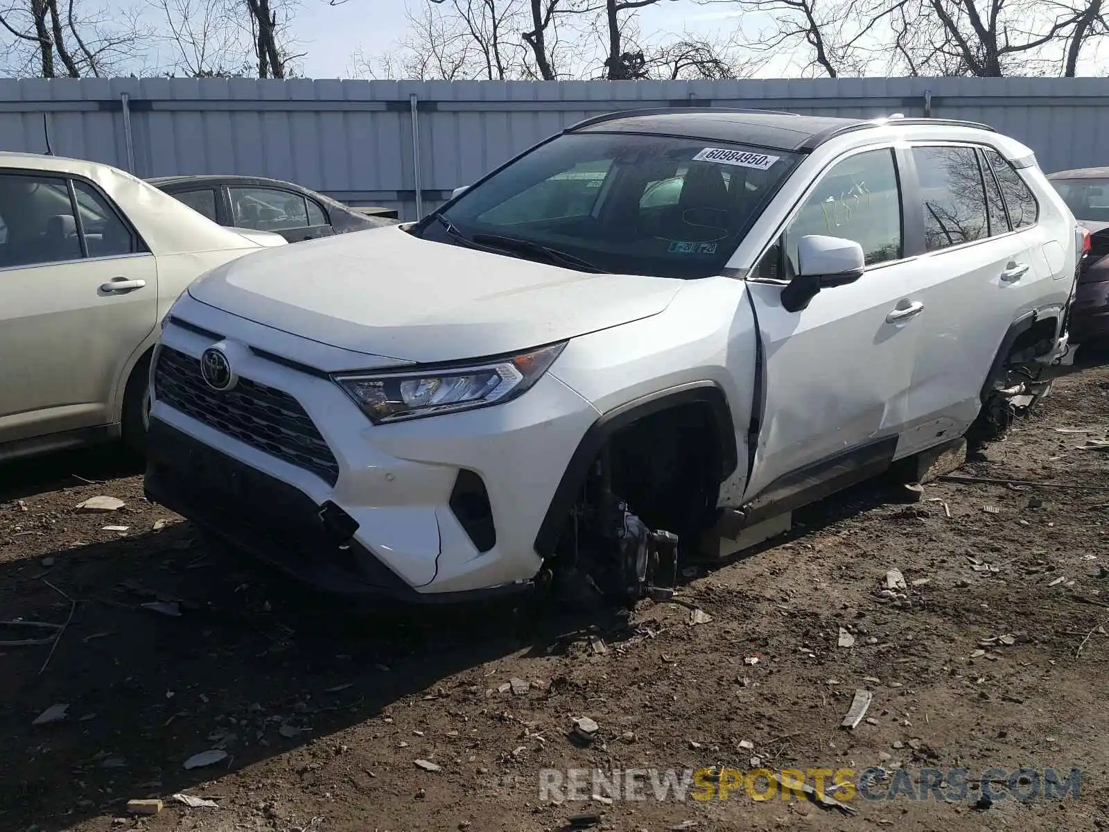 2 Photograph of a damaged car JTMN1RFV9KD502110 TOYOTA RAV4 2019