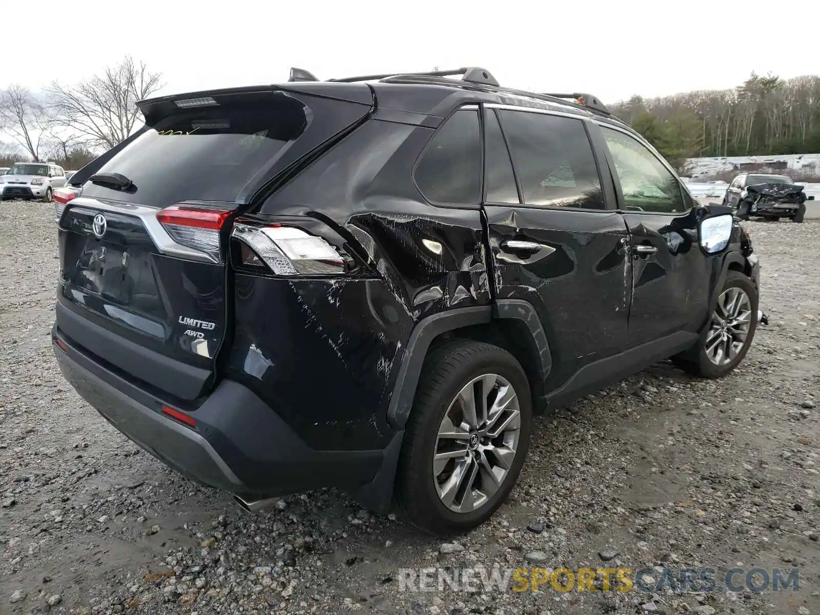 4 Photograph of a damaged car JTMN1RFV9KD503855 TOYOTA RAV4 2019