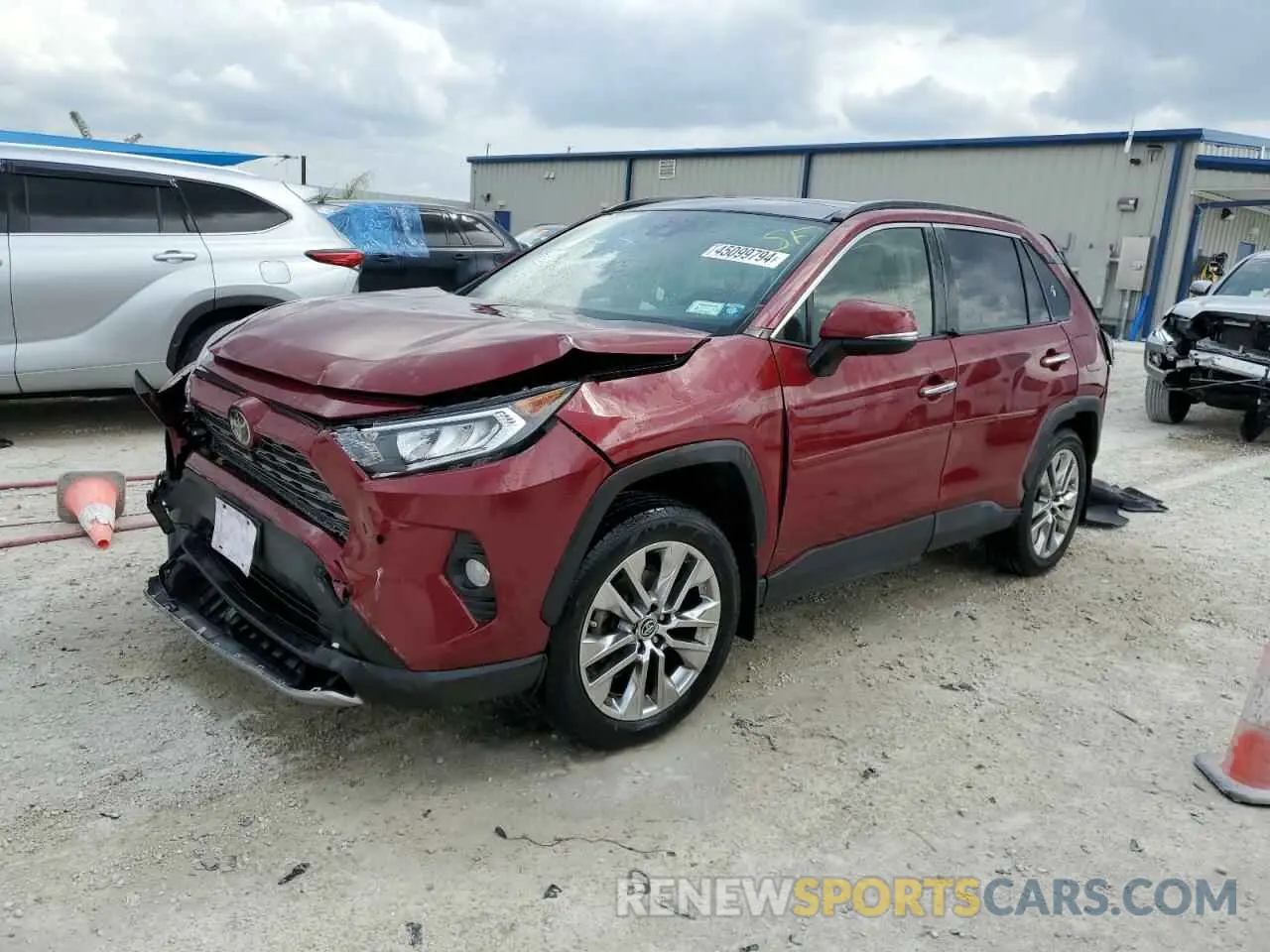 1 Photograph of a damaged car JTMN1RFV9KD508411 TOYOTA RAV4 2019