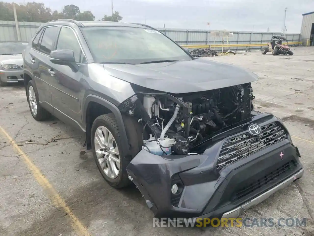 1 Photograph of a damaged car JTMN1RFV9KD519246 TOYOTA RAV4 2019