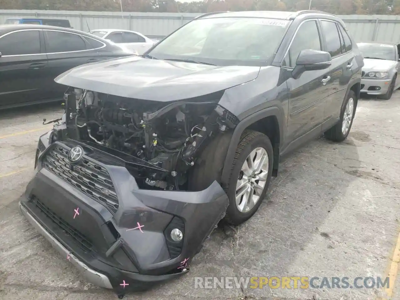 2 Photograph of a damaged car JTMN1RFV9KD519246 TOYOTA RAV4 2019