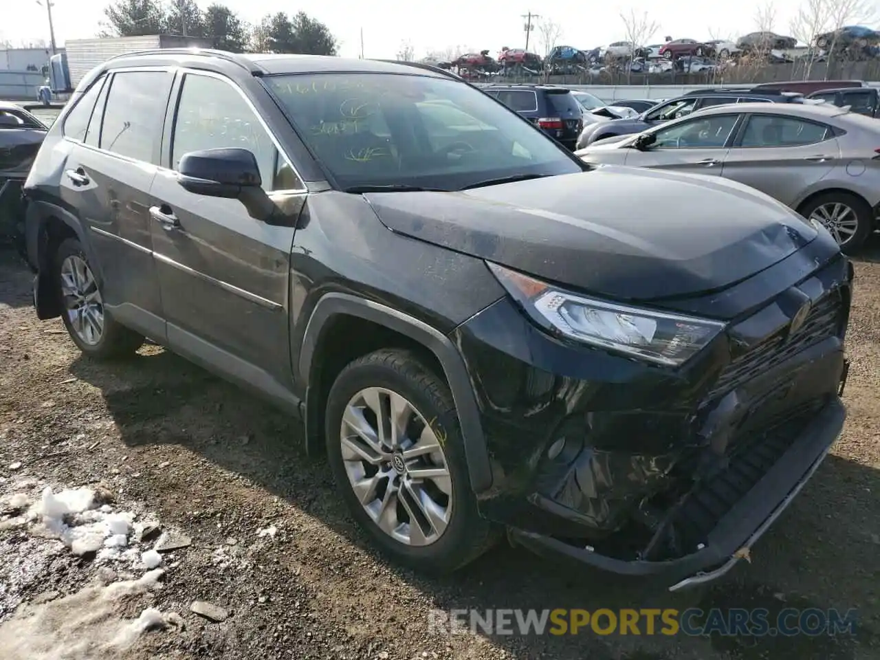 1 Photograph of a damaged car JTMN1RFVXKD513620 TOYOTA RAV4 2019