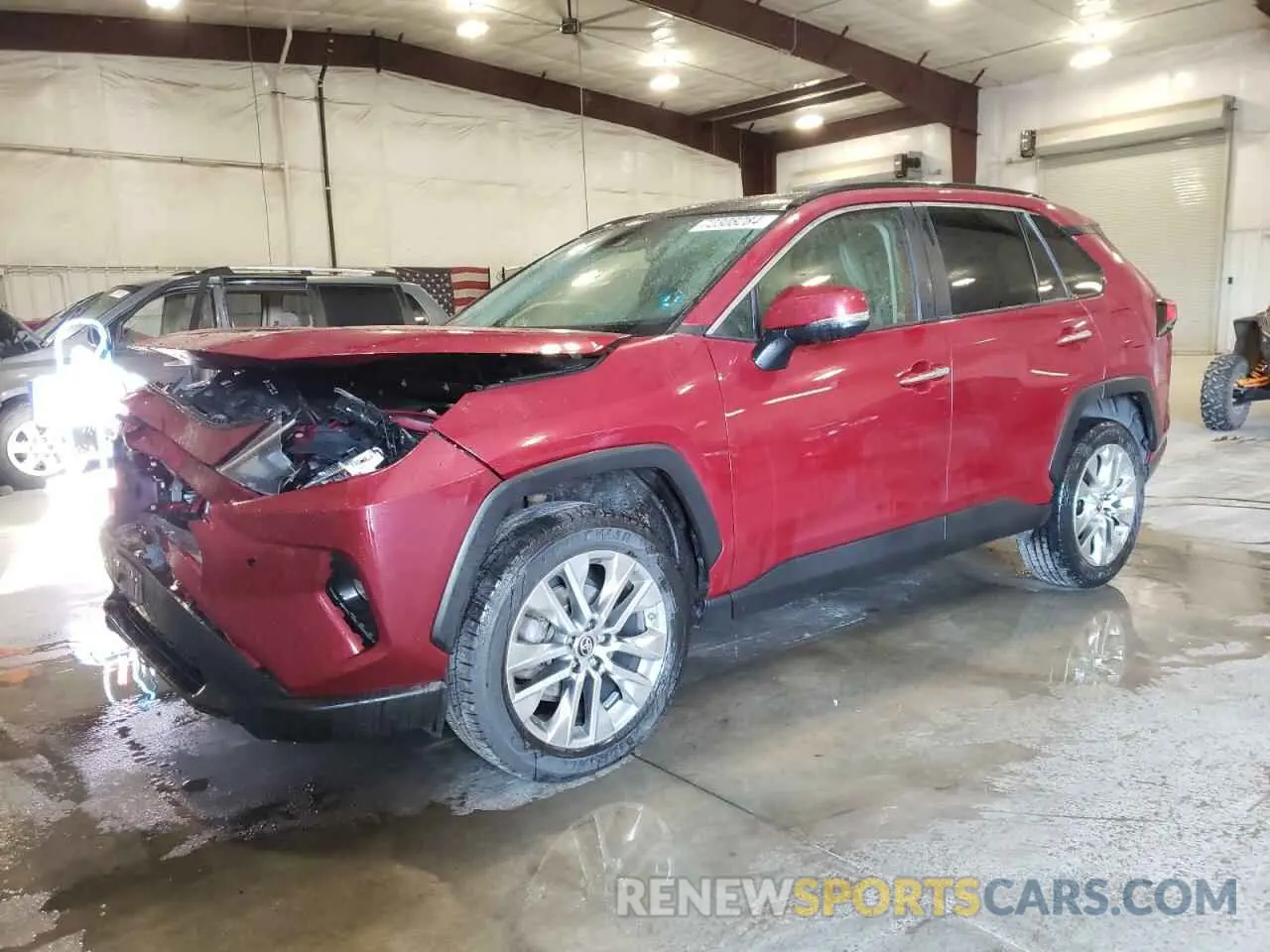 1 Photograph of a damaged car JTMN1RFVXKD524083 TOYOTA RAV4 2019