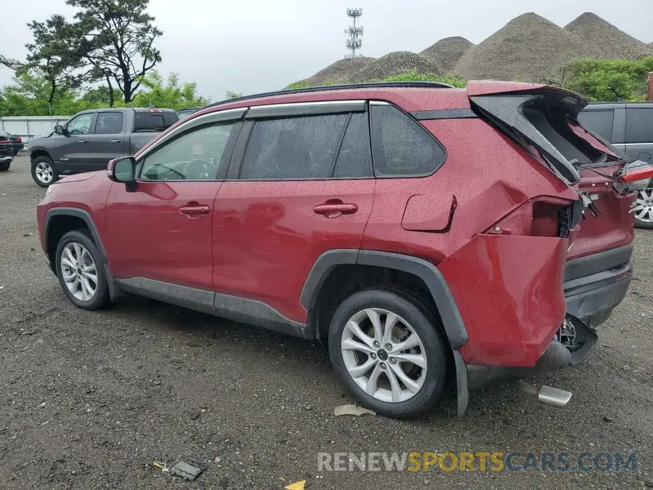 2 Photograph of a damaged car JTMP1RFV0KD021963 TOYOTA RAV4 2019