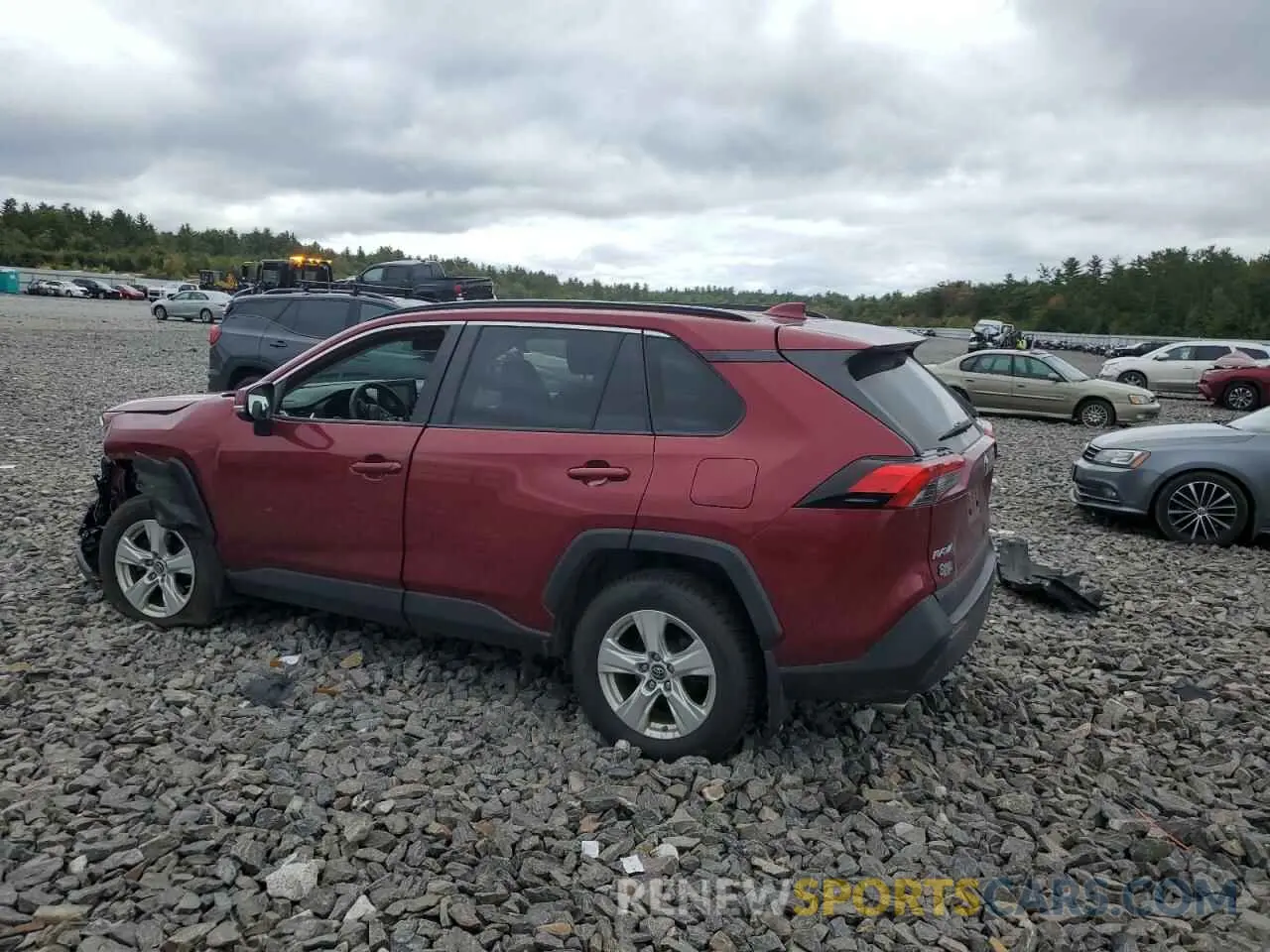 2 Photograph of a damaged car JTMP1RFV0KD026581 TOYOTA RAV4 2019