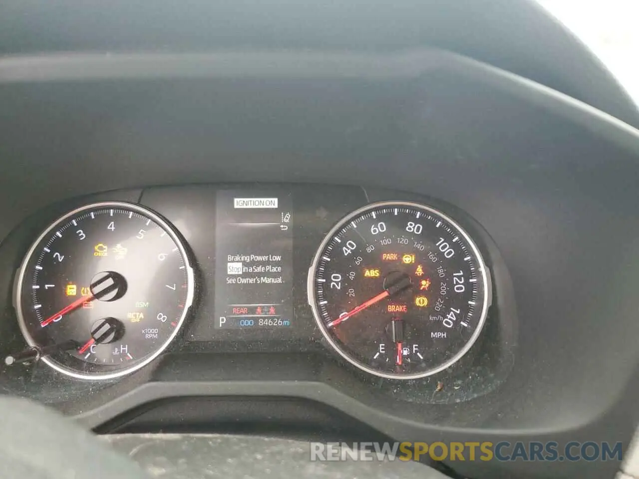 9 Photograph of a damaged car JTMP1RFV0KD026581 TOYOTA RAV4 2019