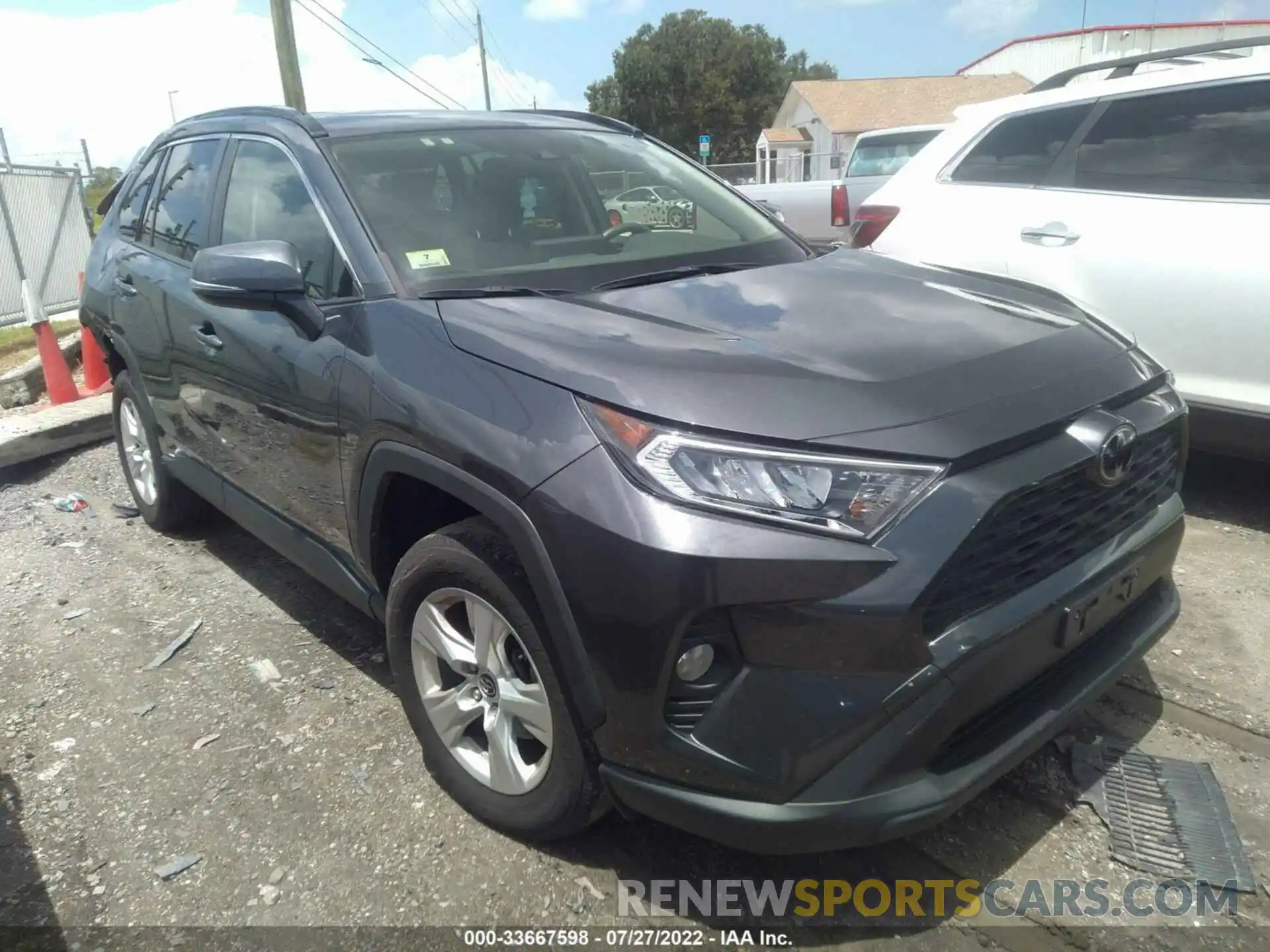 1 Photograph of a damaged car JTMP1RFV0KD028993 TOYOTA RAV4 2019