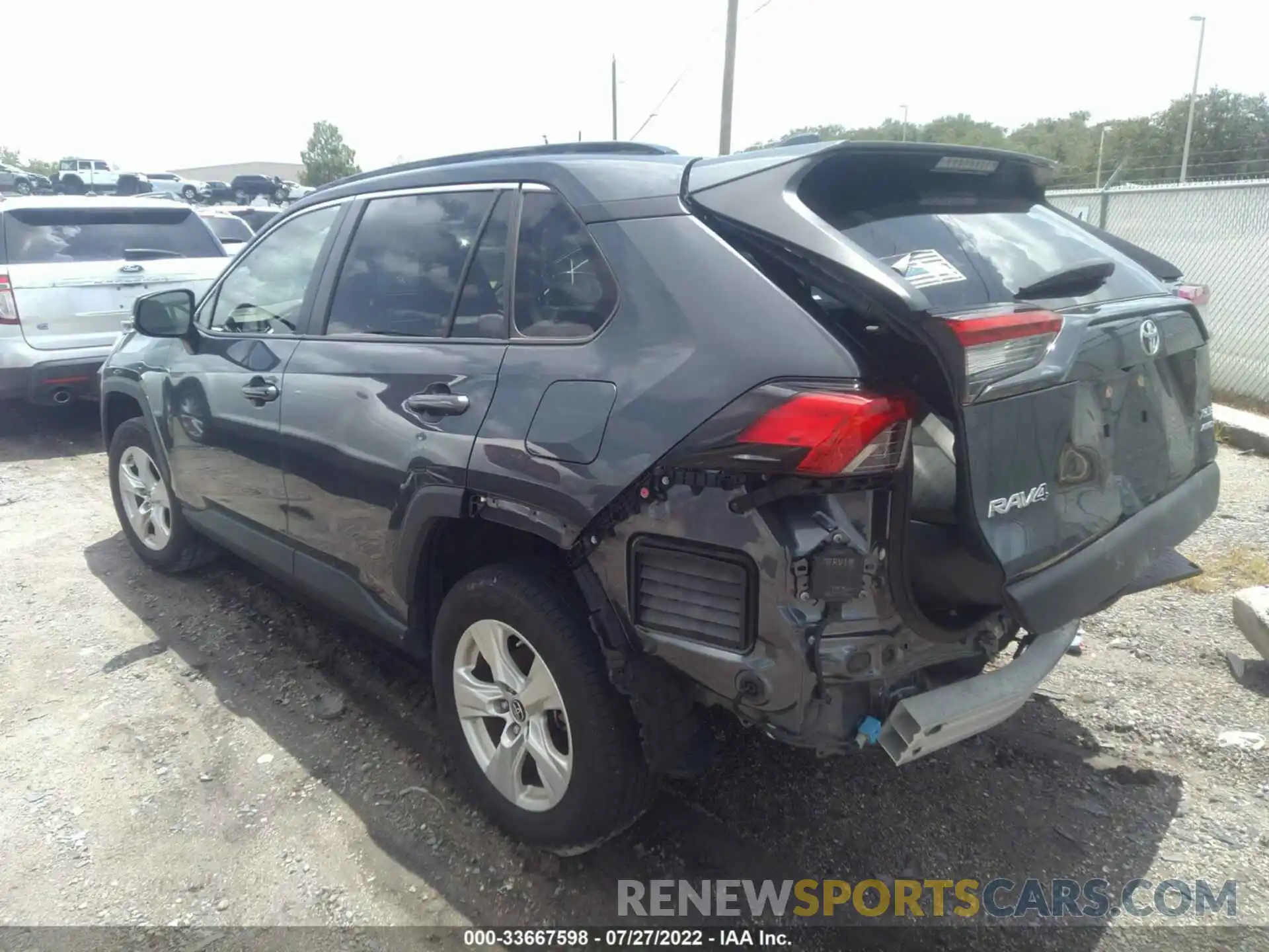 3 Photograph of a damaged car JTMP1RFV0KD028993 TOYOTA RAV4 2019