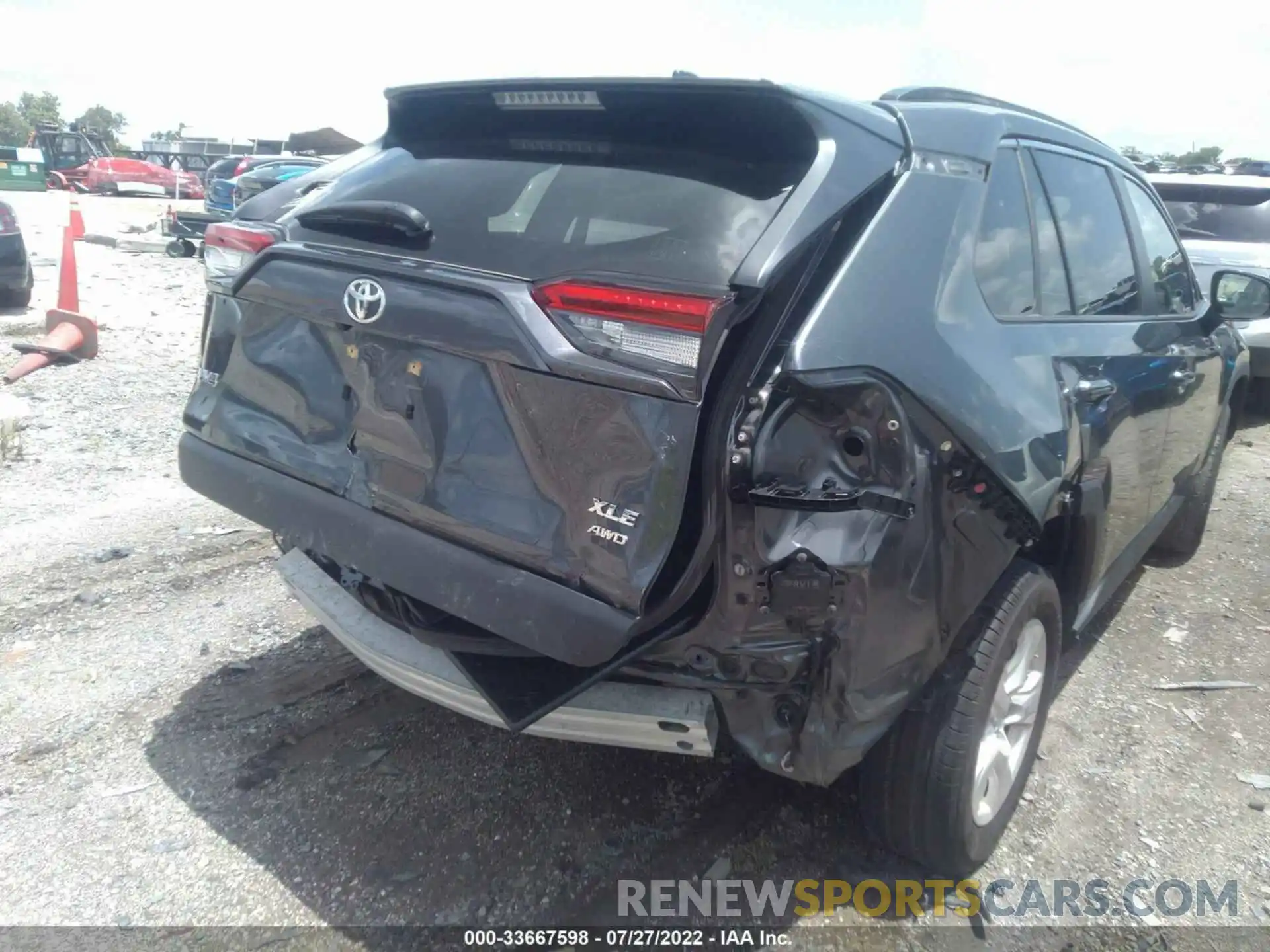 6 Photograph of a damaged car JTMP1RFV0KD028993 TOYOTA RAV4 2019