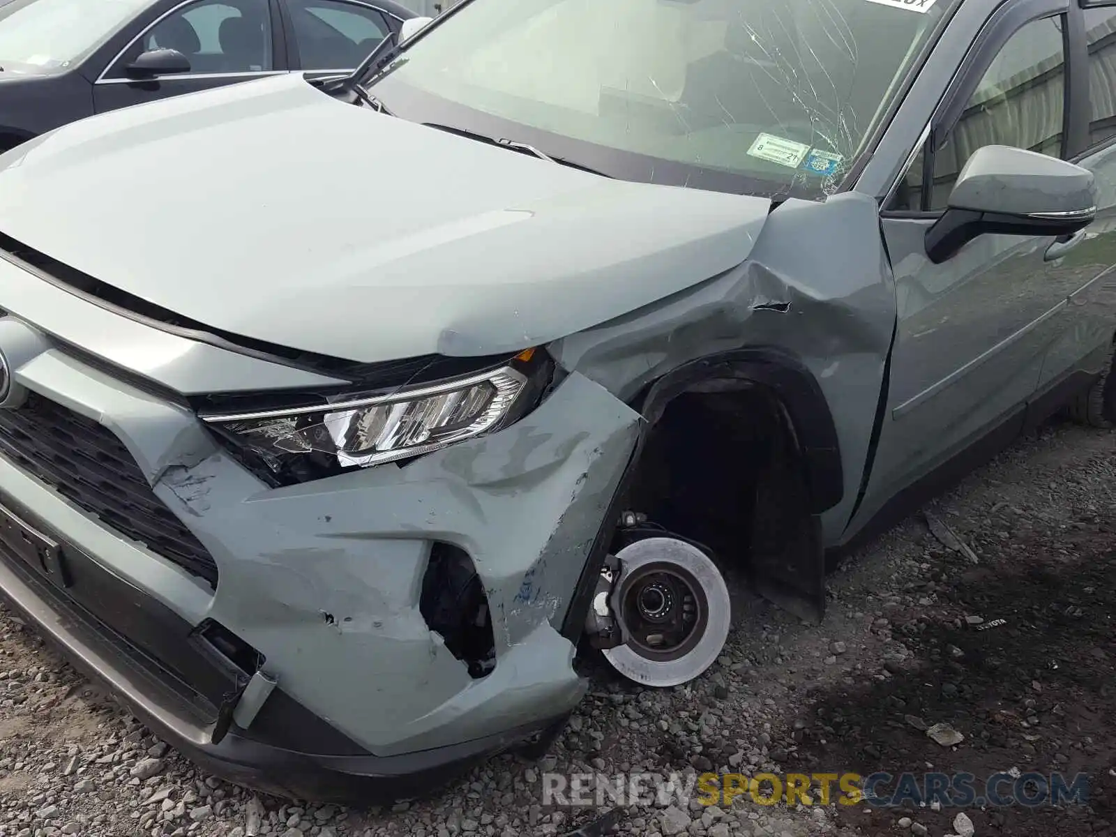 9 Photograph of a damaged car JTMP1RFV0KD036012 TOYOTA RAV4 2019