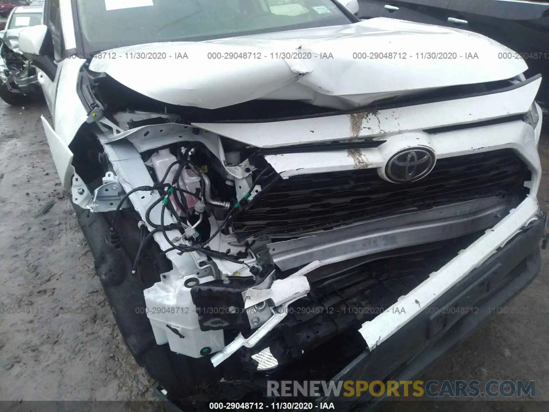 6 Photograph of a damaged car JTMP1RFV0KD043252 TOYOTA RAV4 2019