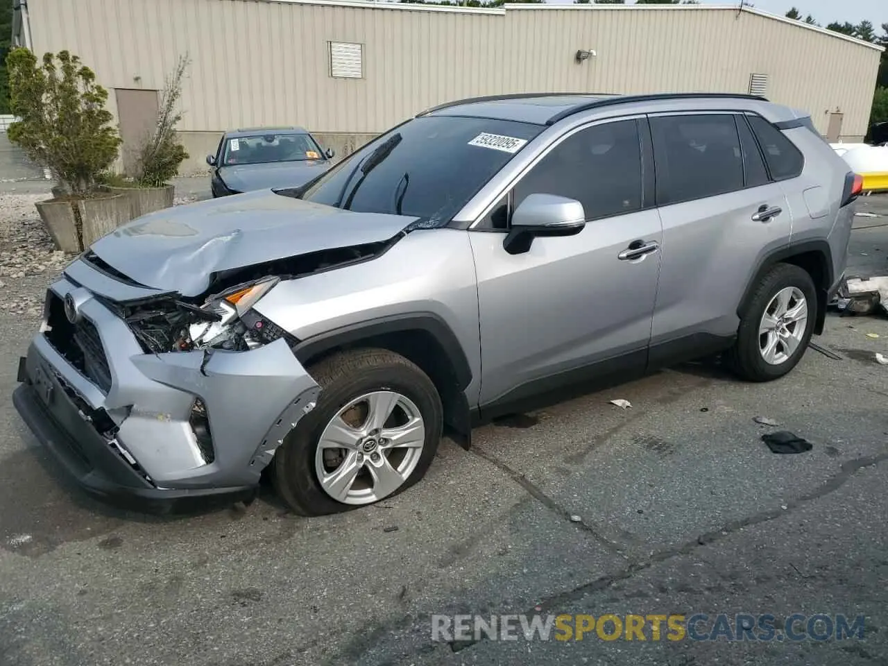 1 Photograph of a damaged car JTMP1RFV0KD500349 TOYOTA RAV4 2019