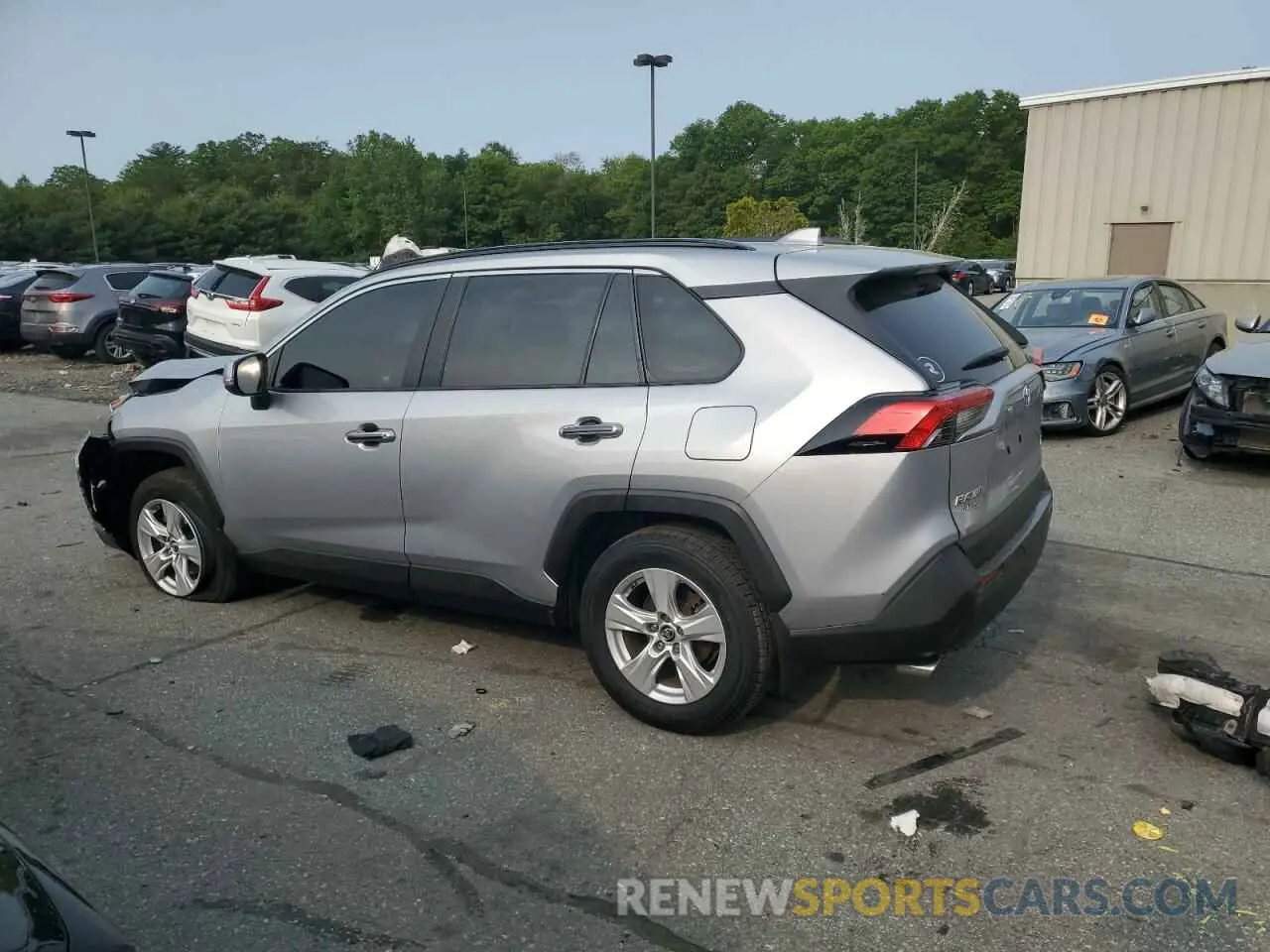2 Photograph of a damaged car JTMP1RFV0KD500349 TOYOTA RAV4 2019
