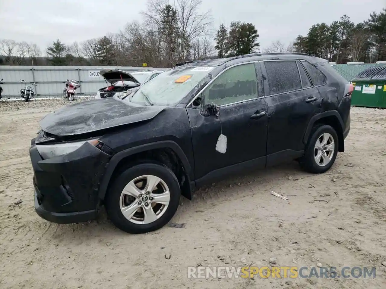 1 Photograph of a damaged car JTMP1RFV0KD500769 TOYOTA RAV4 2019