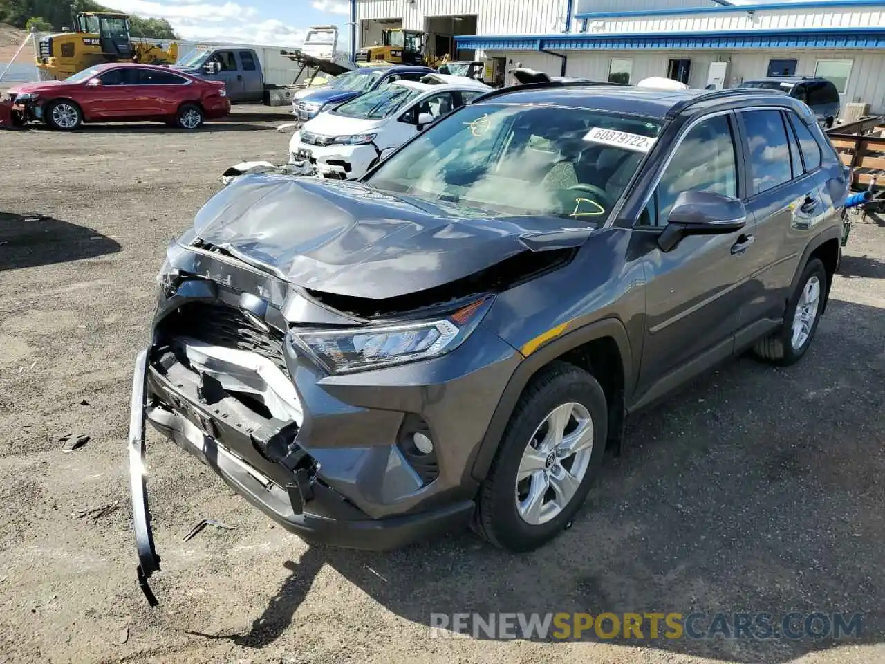 2 Photograph of a damaged car JTMP1RFV0KD504689 TOYOTA RAV4 2019