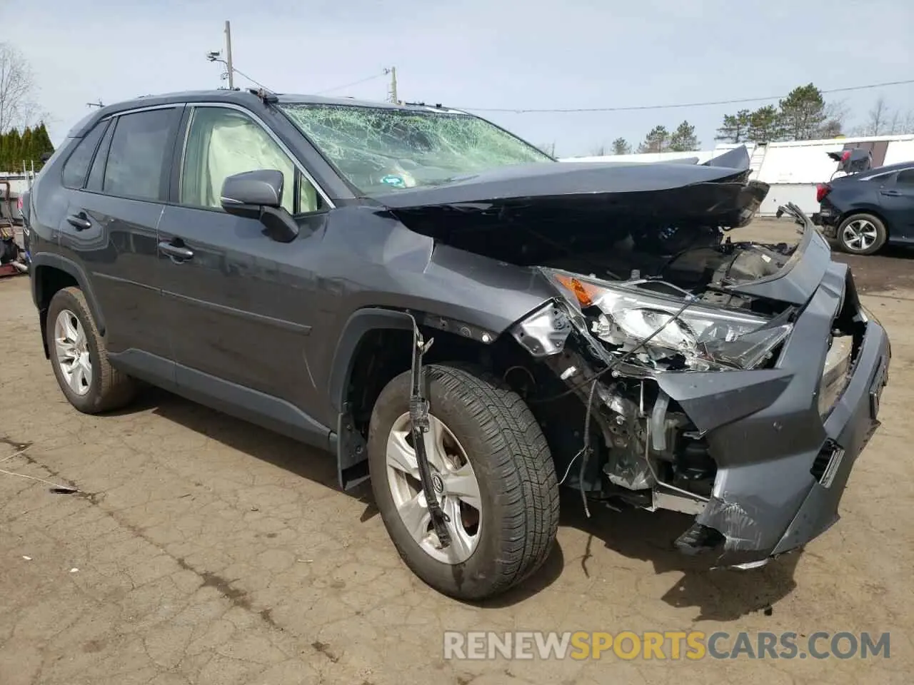 4 Photograph of a damaged car JTMP1RFV1KD008624 TOYOTA RAV4 2019