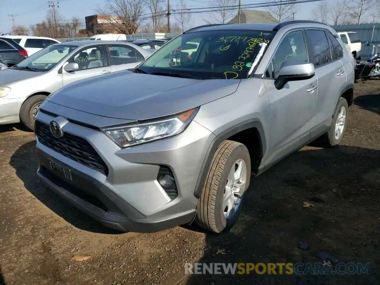 2 Photograph of a damaged car JTMP1RFV1KD013063 TOYOTA RAV4 2019