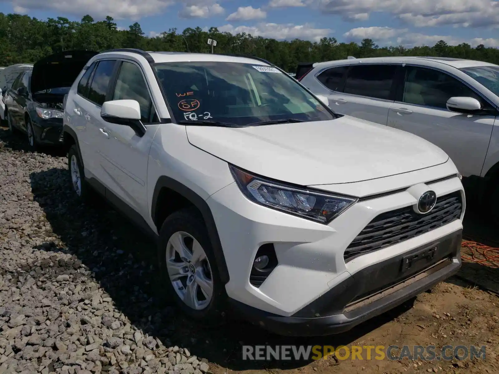 1 Photograph of a damaged car JTMP1RFV1KD025391 TOYOTA RAV4 2019