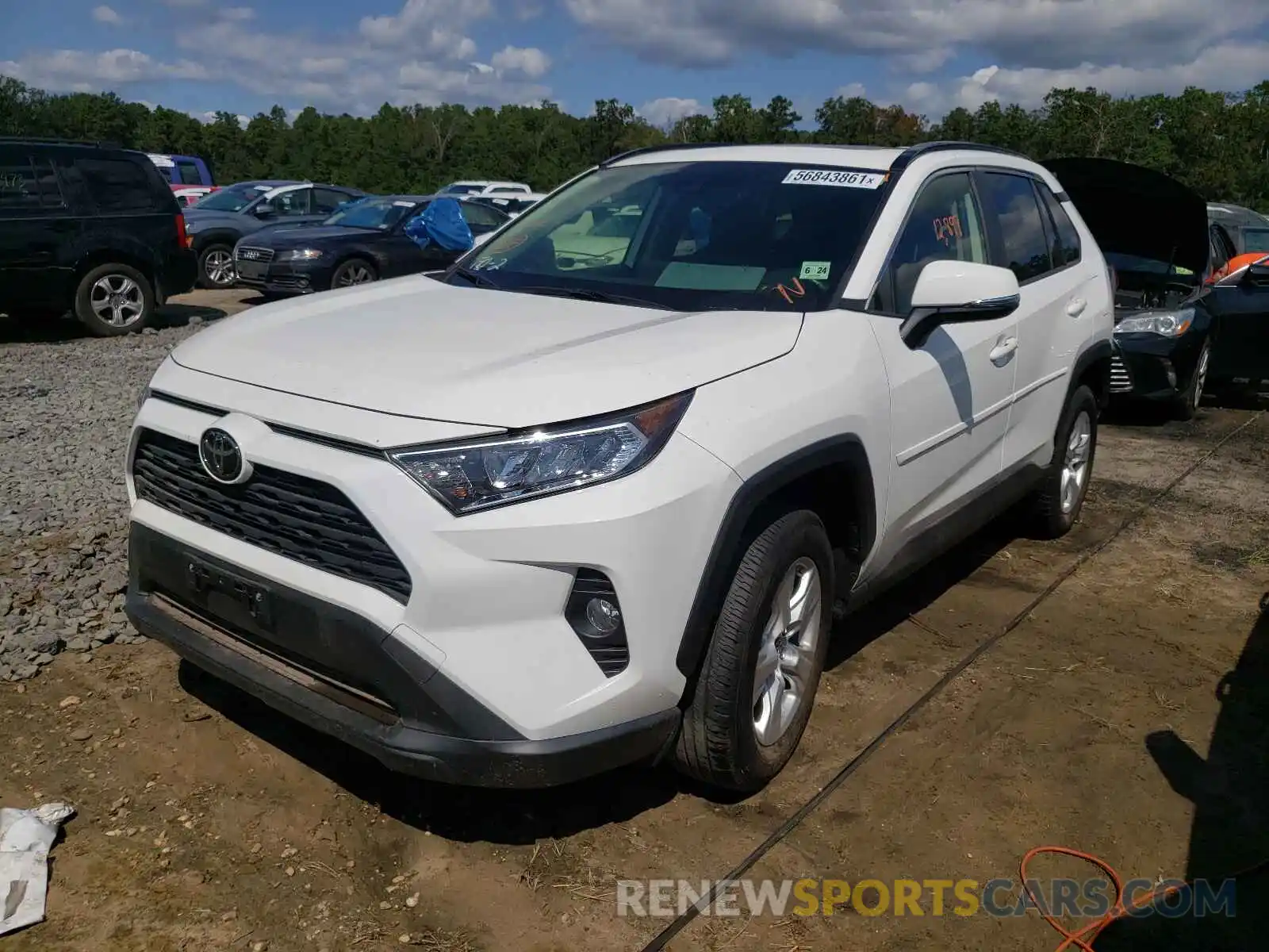 2 Photograph of a damaged car JTMP1RFV1KD025391 TOYOTA RAV4 2019