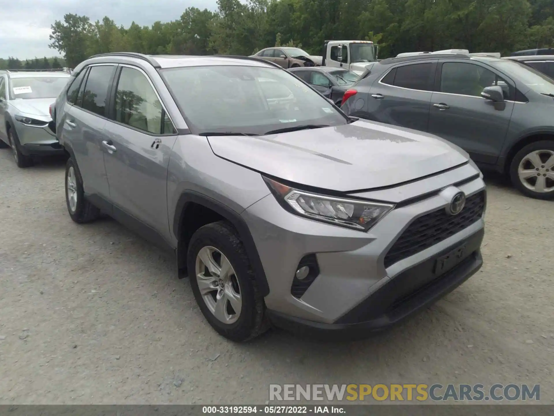 1 Photograph of a damaged car JTMP1RFV1KD027335 TOYOTA RAV4 2019