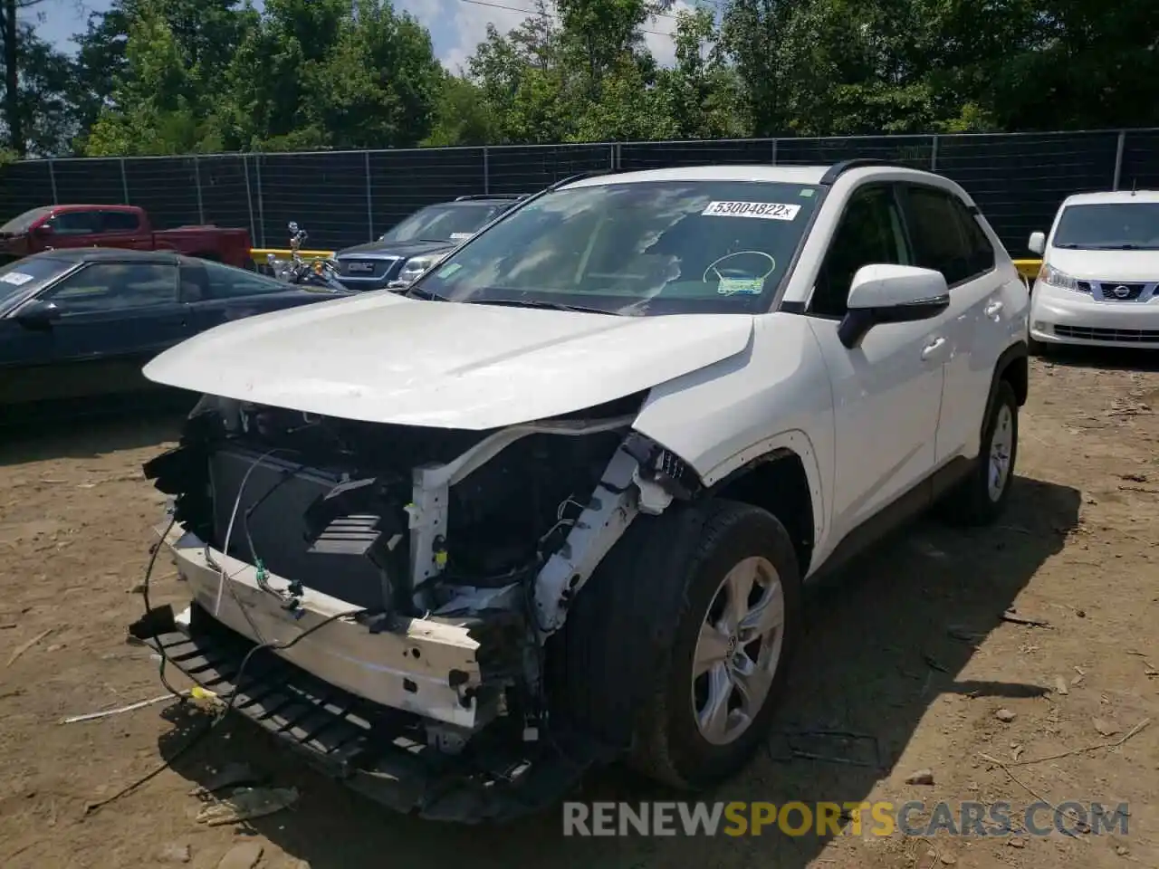 2 Photograph of a damaged car JTMP1RFV1KD032017 TOYOTA RAV4 2019