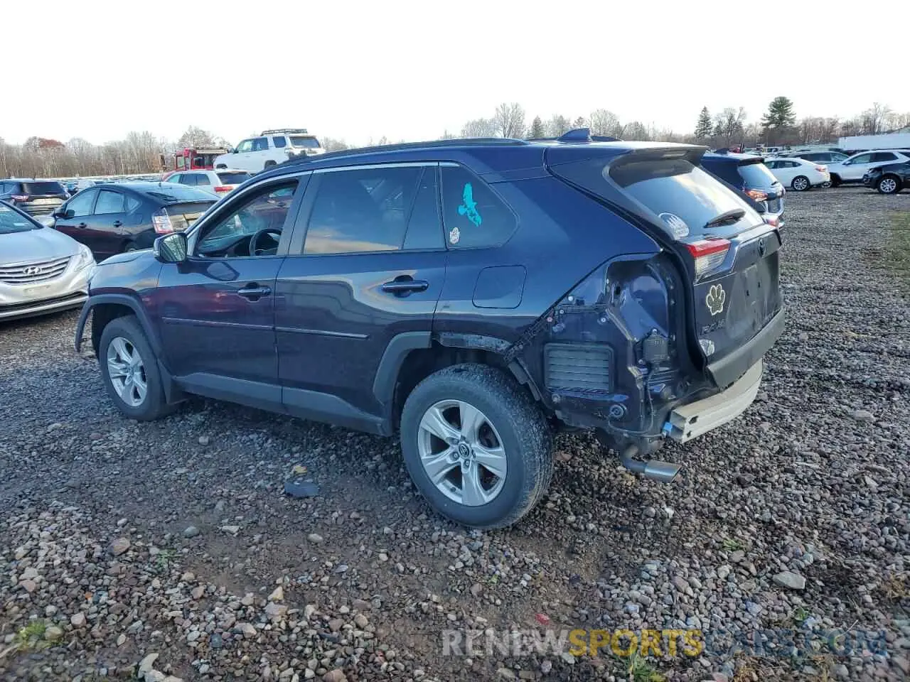 2 Photograph of a damaged car JTMP1RFV1KD034138 TOYOTA RAV4 2019