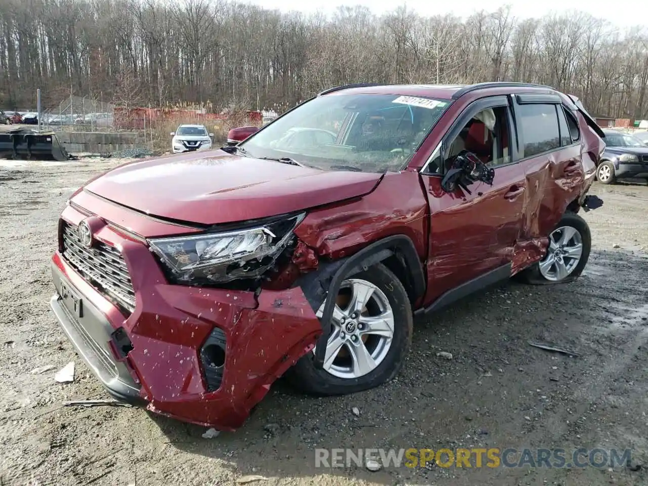 2 Photograph of a damaged car JTMP1RFV1KD037492 TOYOTA RAV4 2019