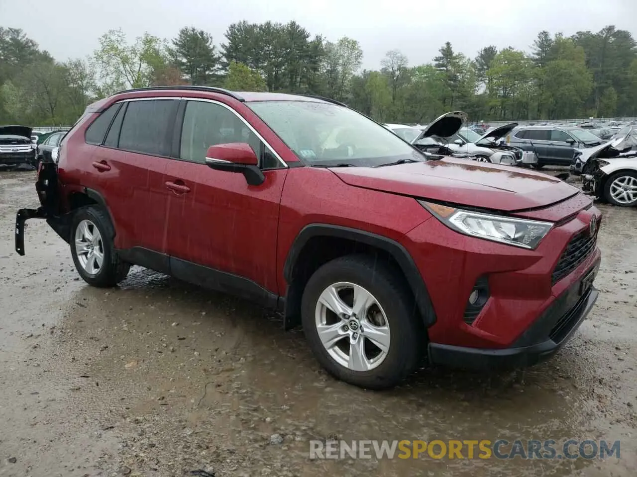 4 Photograph of a damaged car JTMP1RFV1KD522182 TOYOTA RAV4 2019