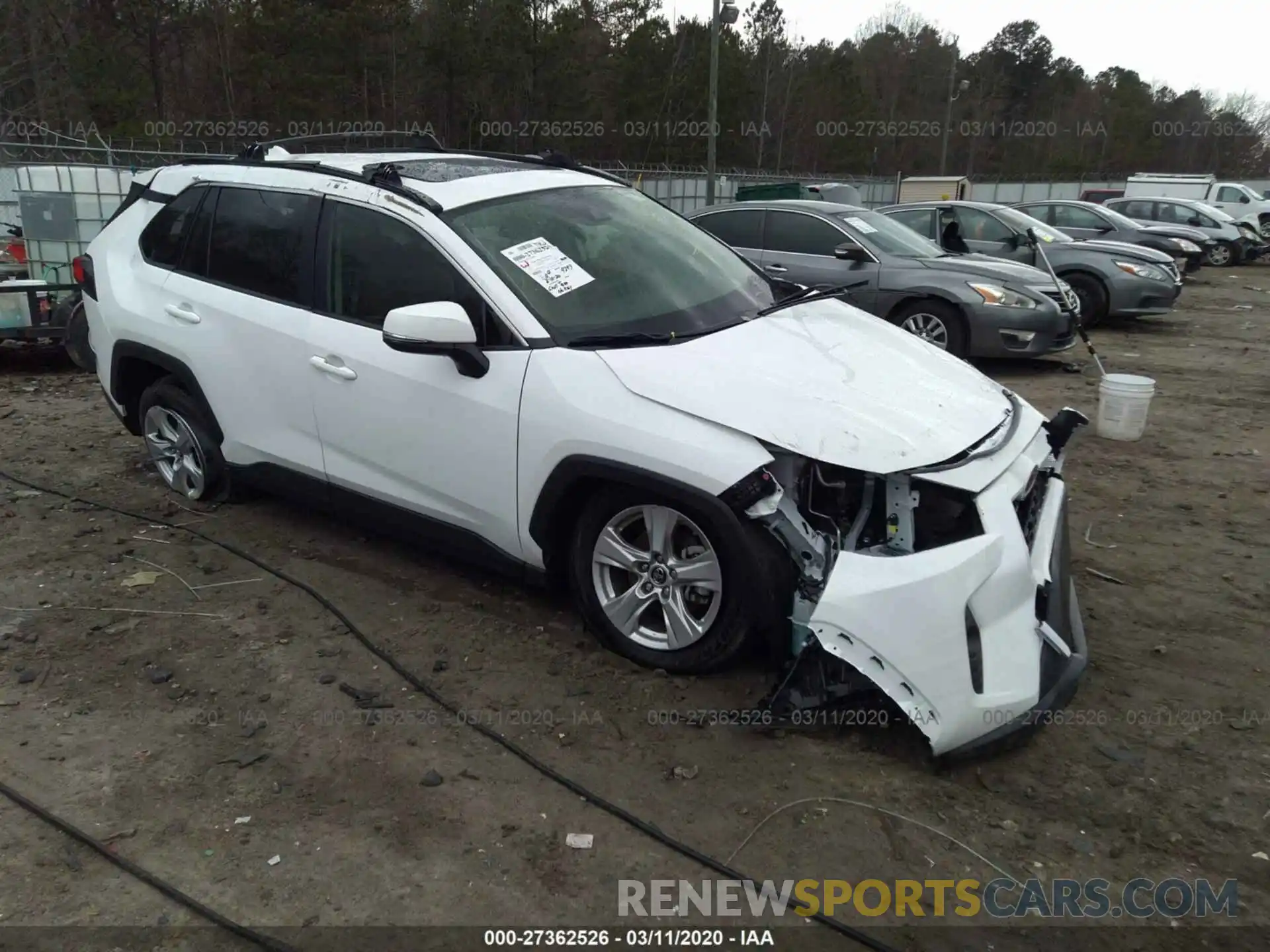 1 Photograph of a damaged car JTMP1RFV1KJ****** TOYOTA RAV4 2019