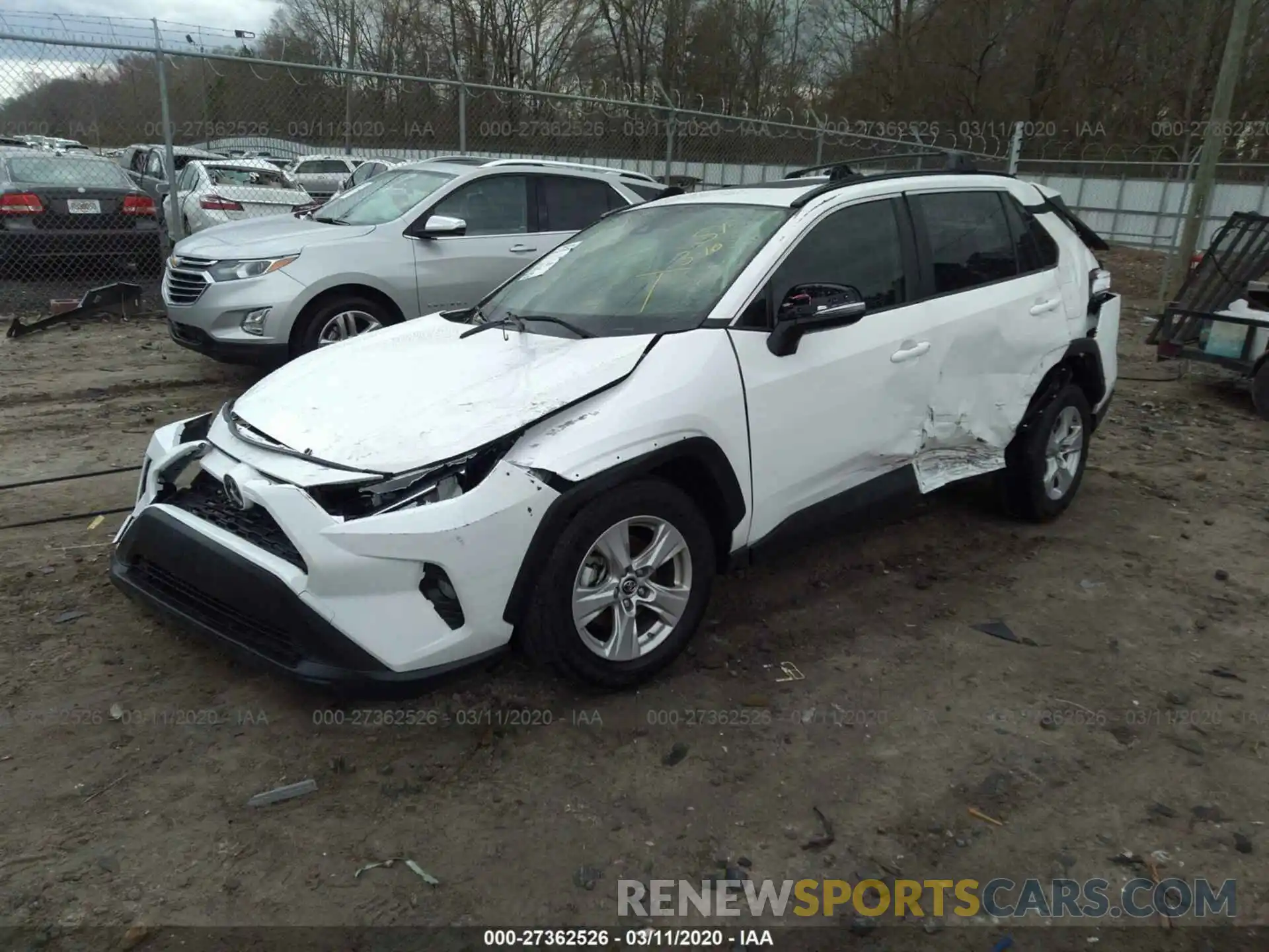 2 Photograph of a damaged car JTMP1RFV1KJ****** TOYOTA RAV4 2019