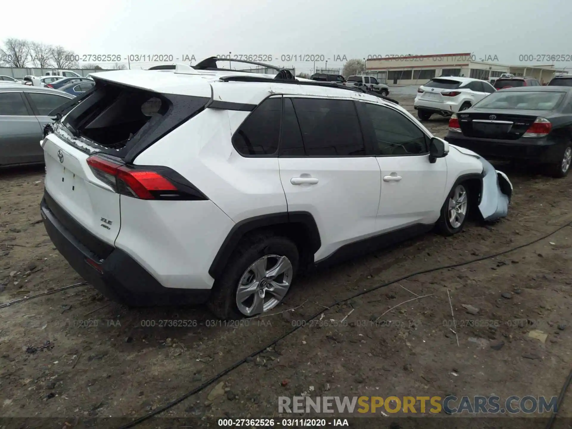 4 Photograph of a damaged car JTMP1RFV1KJ****** TOYOTA RAV4 2019