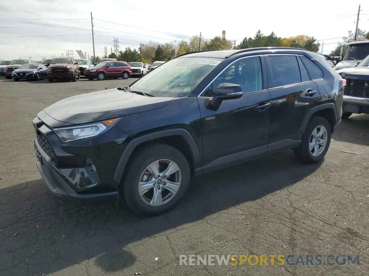 1 Photograph of a damaged car JTMP1RFV1KJ009371 TOYOTA RAV4 2019