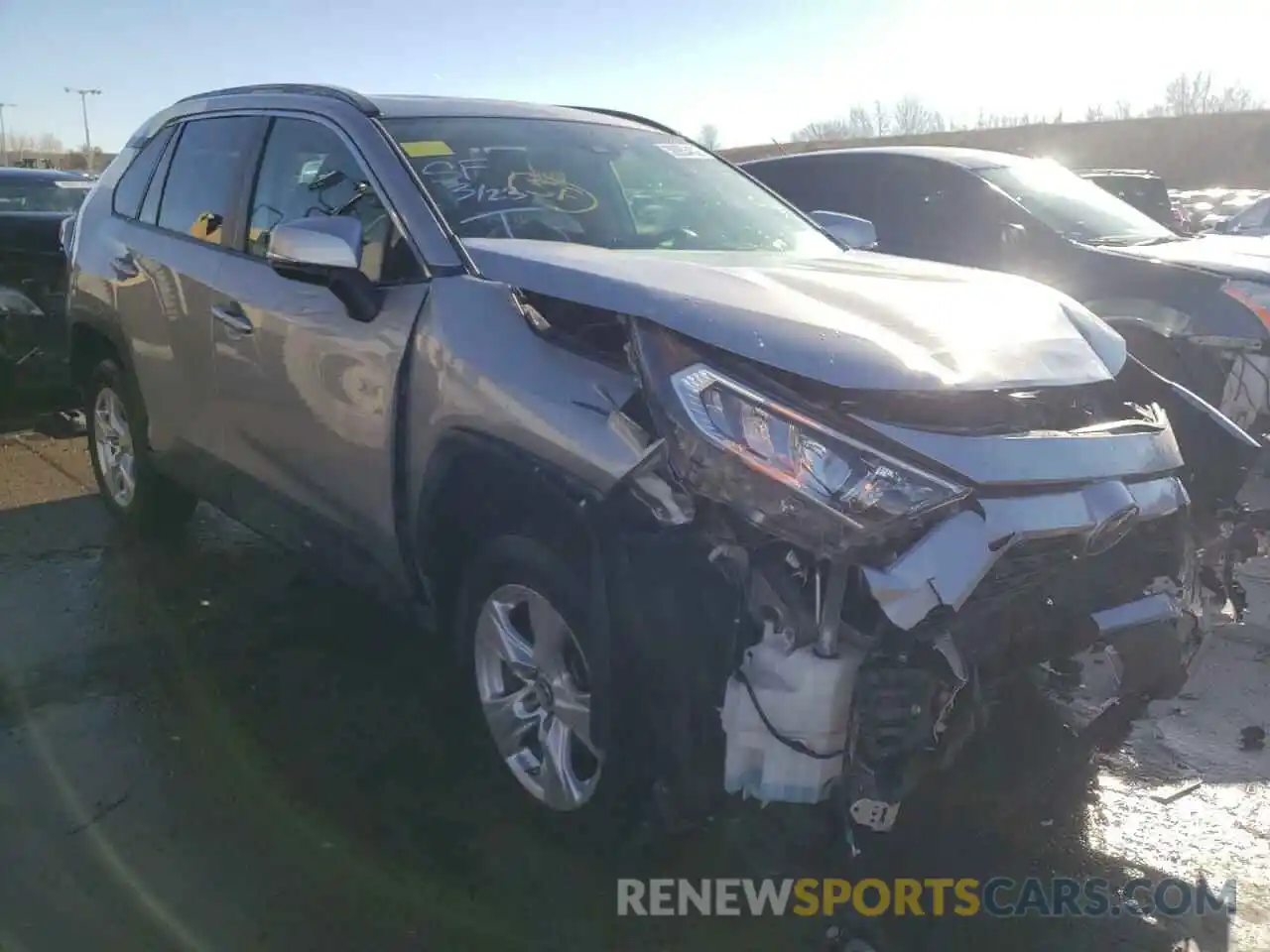 1 Photograph of a damaged car JTMP1RFV2KD004646 TOYOTA RAV4 2019