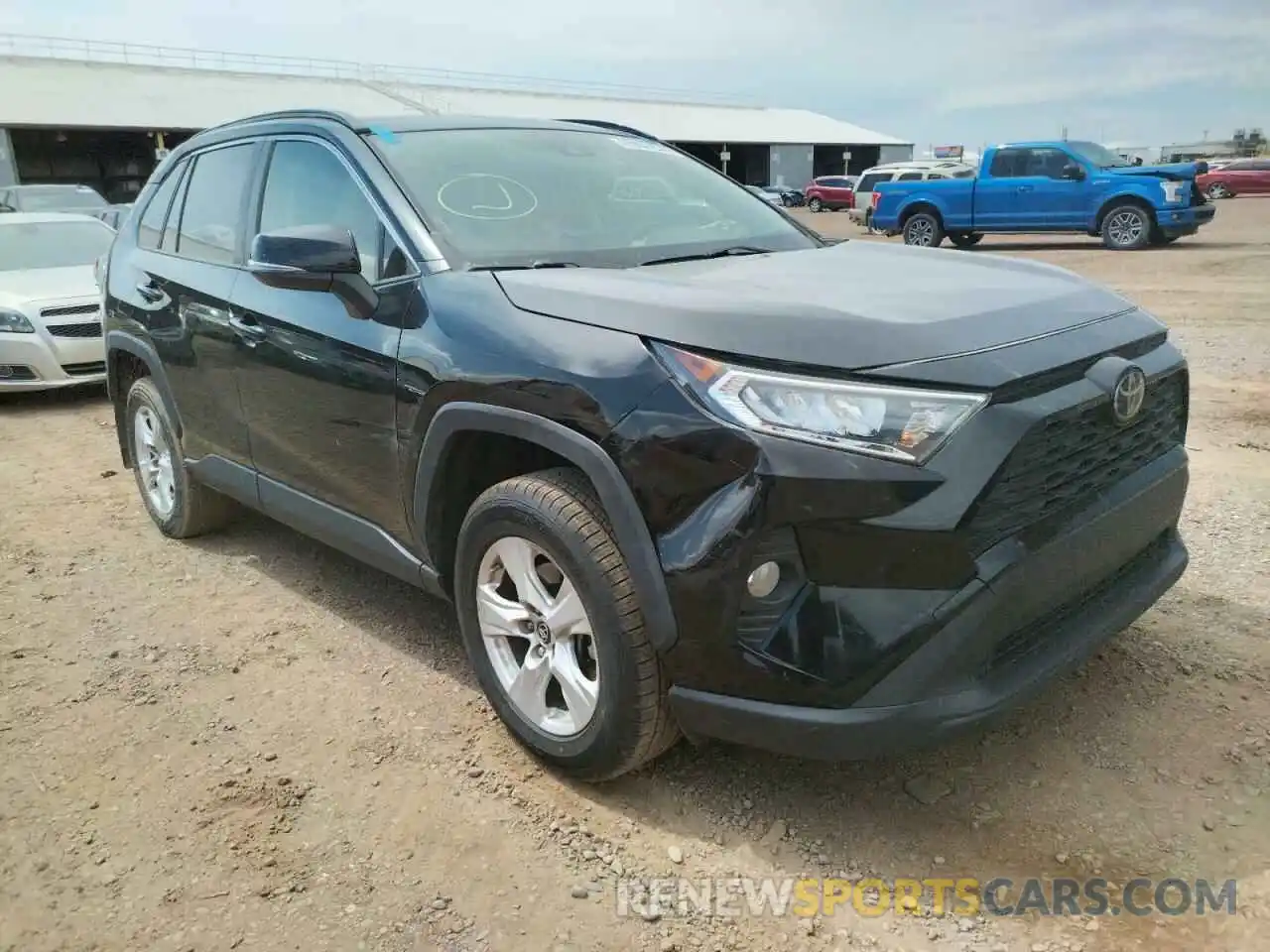 1 Photograph of a damaged car JTMP1RFV2KD037033 TOYOTA RAV4 2019