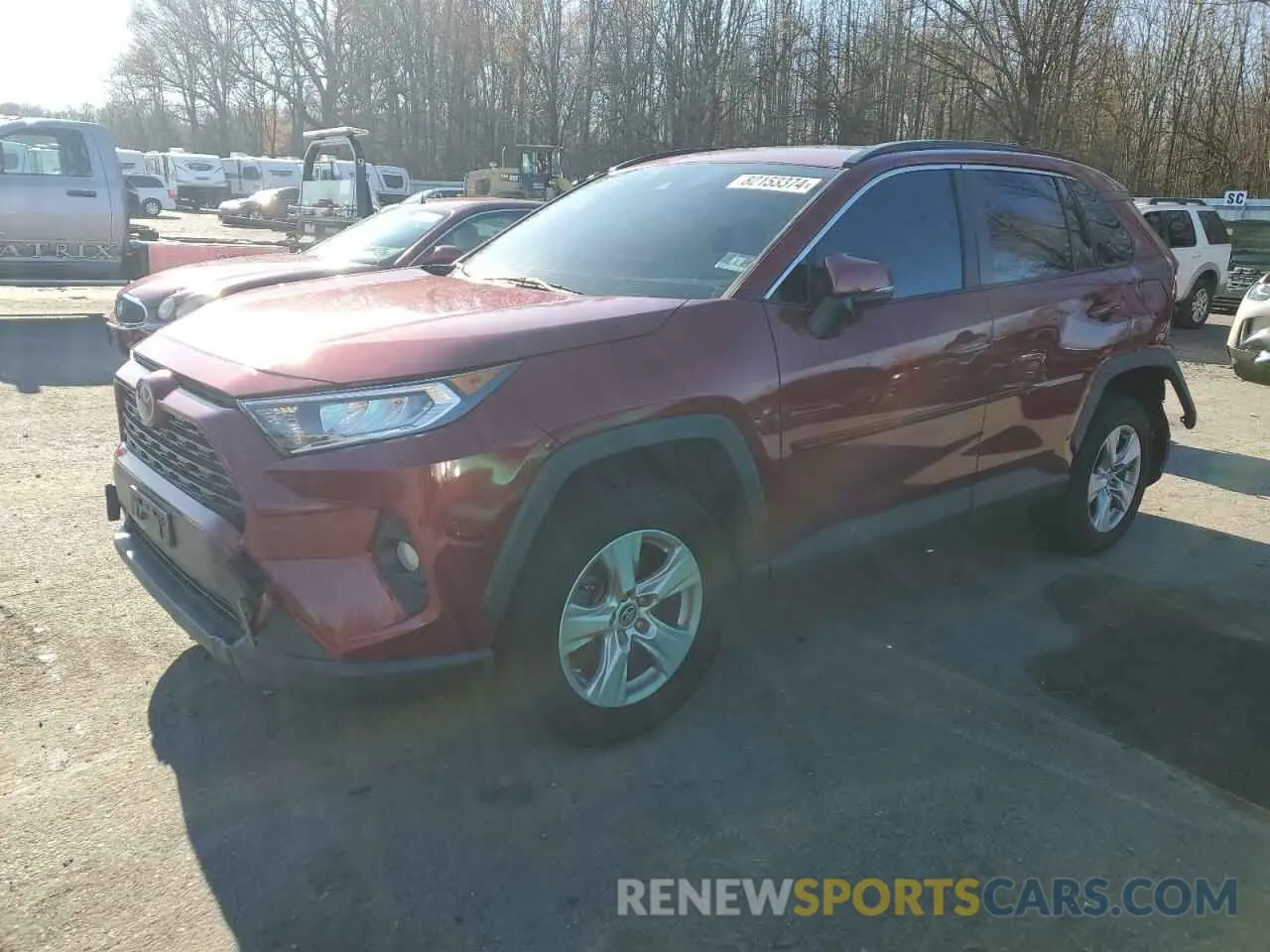 1 Photograph of a damaged car JTMP1RFV2KD039171 TOYOTA RAV4 2019
