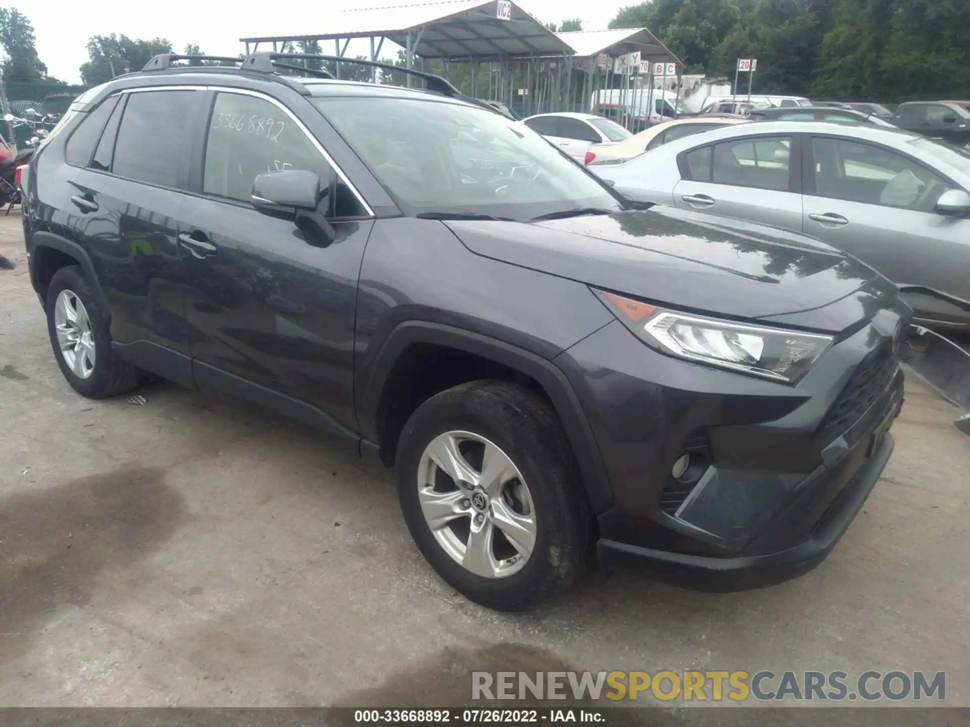 1 Photograph of a damaged car JTMP1RFV2KD040305 TOYOTA RAV4 2019