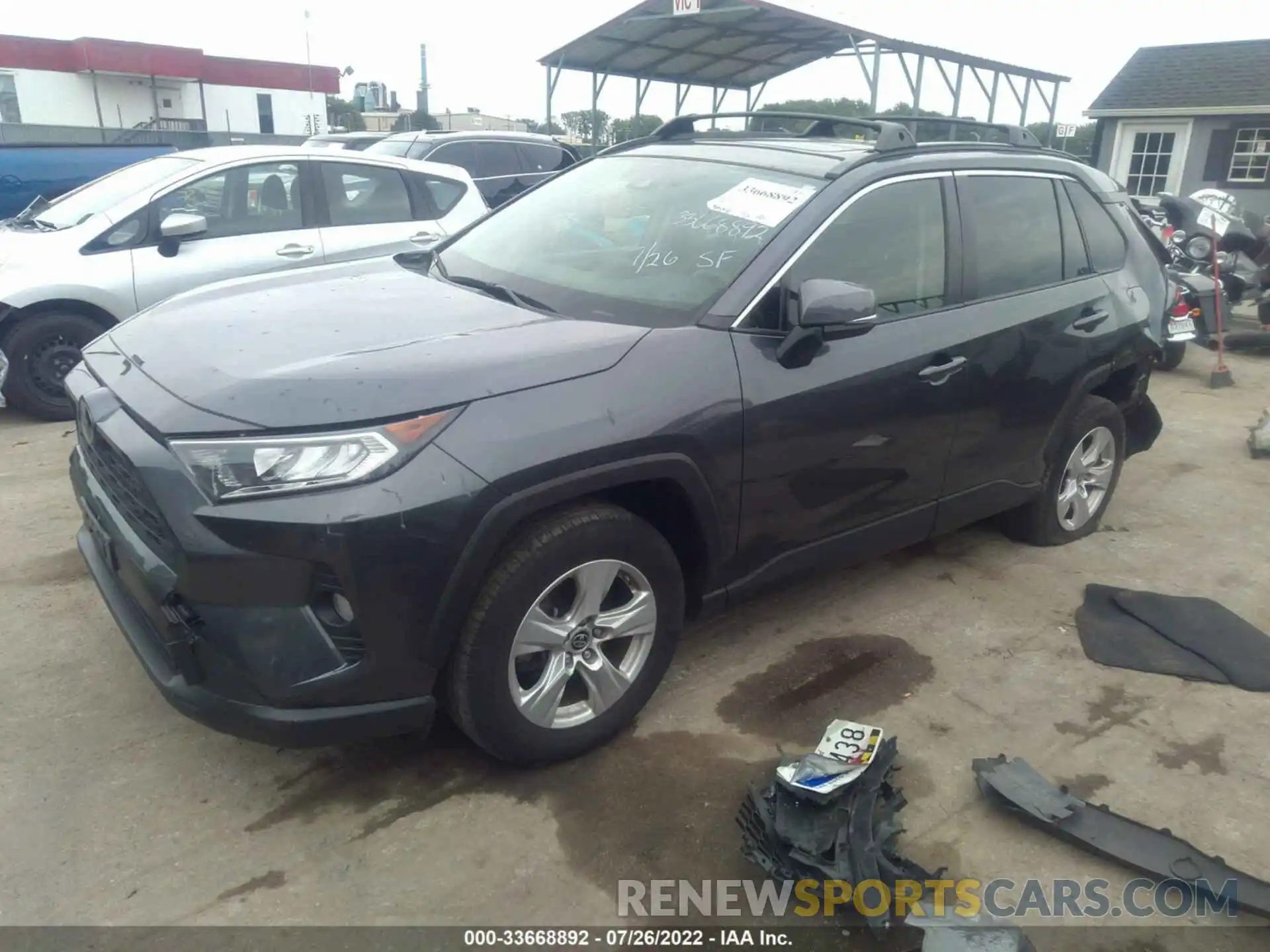 2 Photograph of a damaged car JTMP1RFV2KD040305 TOYOTA RAV4 2019