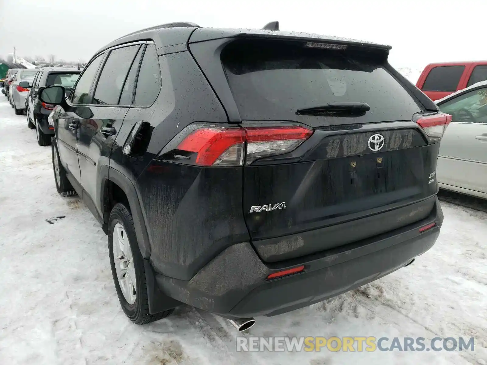 3 Photograph of a damaged car JTMP1RFV2KD042295 TOYOTA RAV4 2019