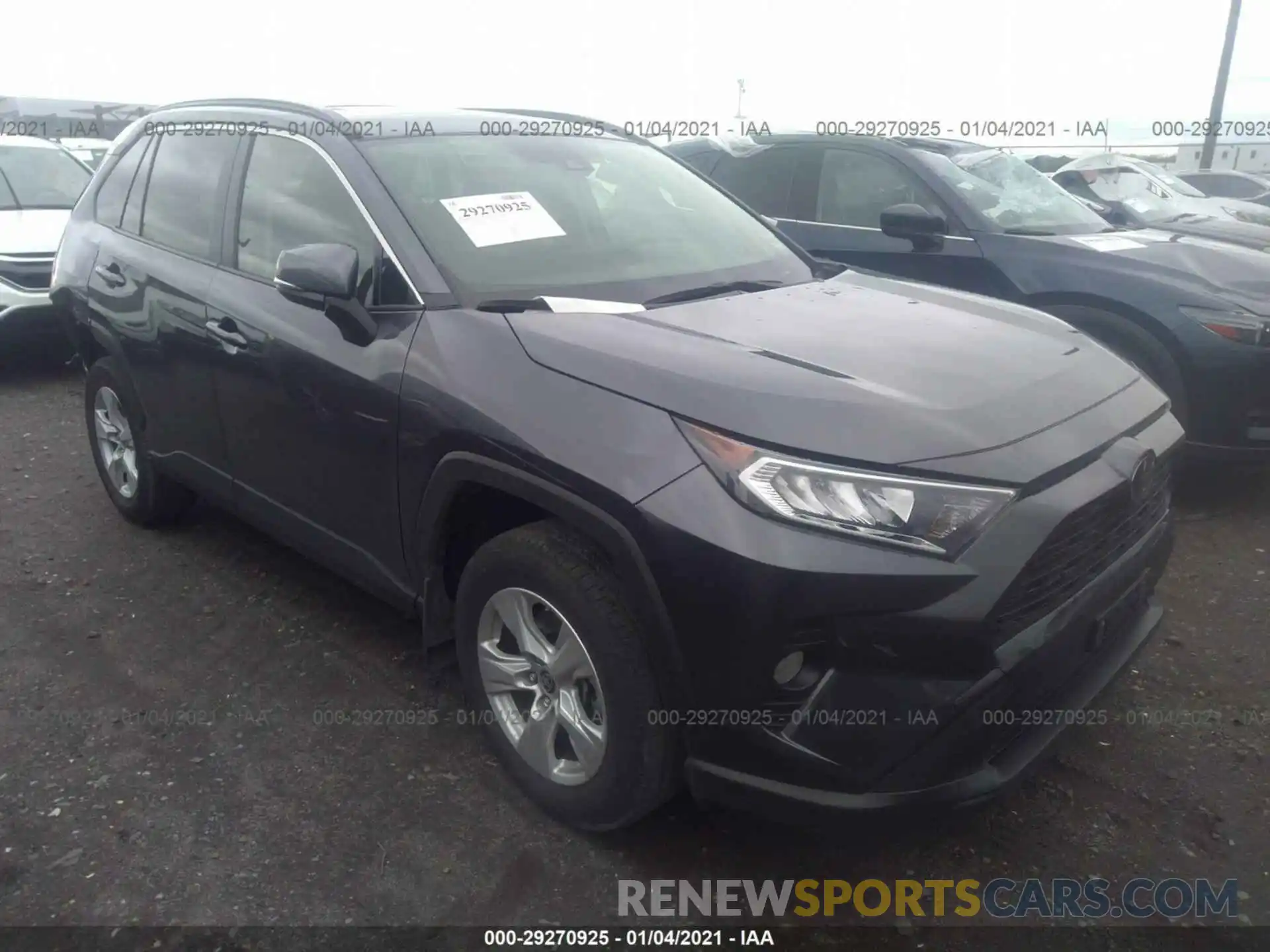 1 Photograph of a damaged car JTMP1RFV2KD044421 TOYOTA RAV4 2019