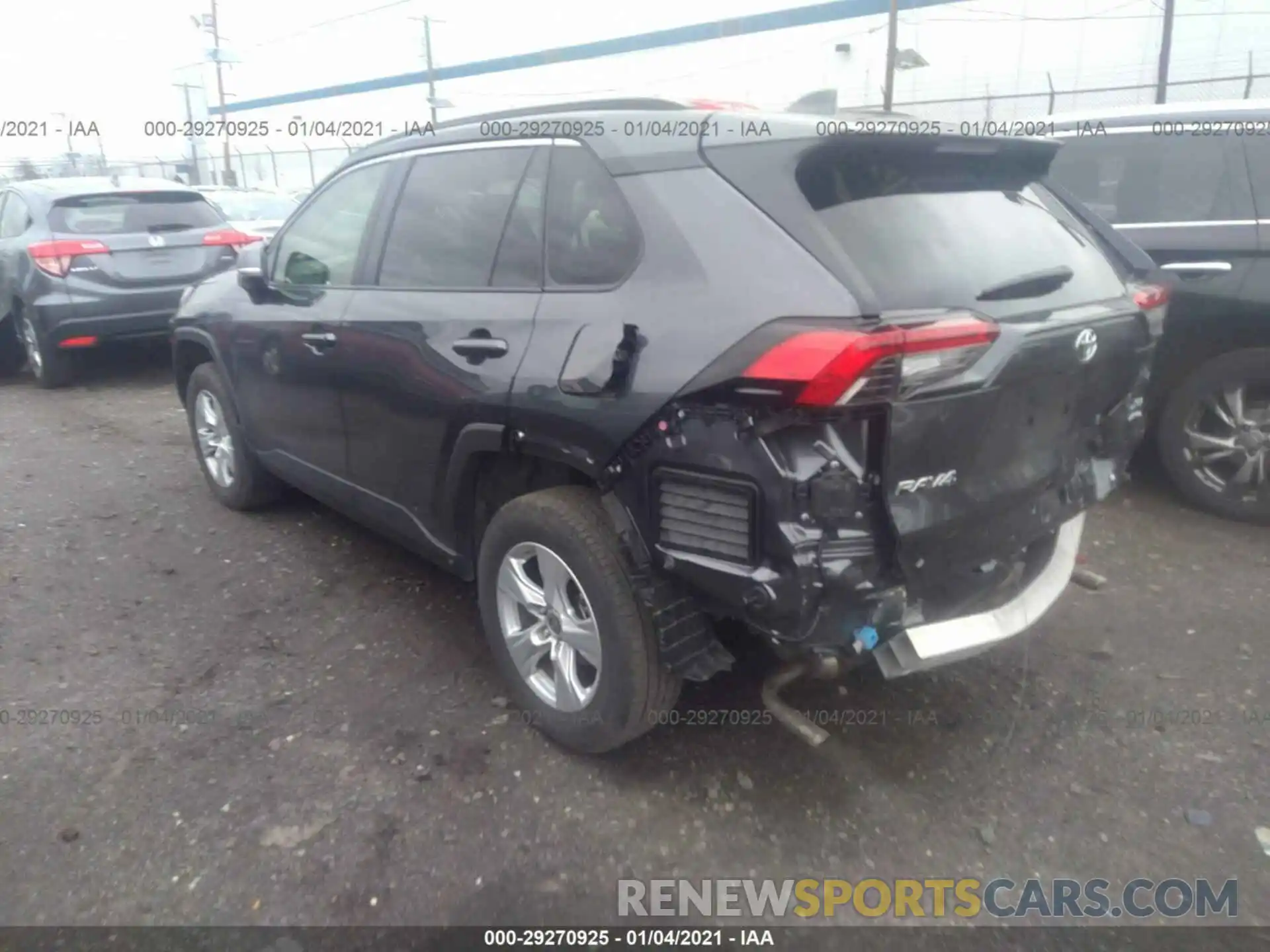 3 Photograph of a damaged car JTMP1RFV2KD044421 TOYOTA RAV4 2019