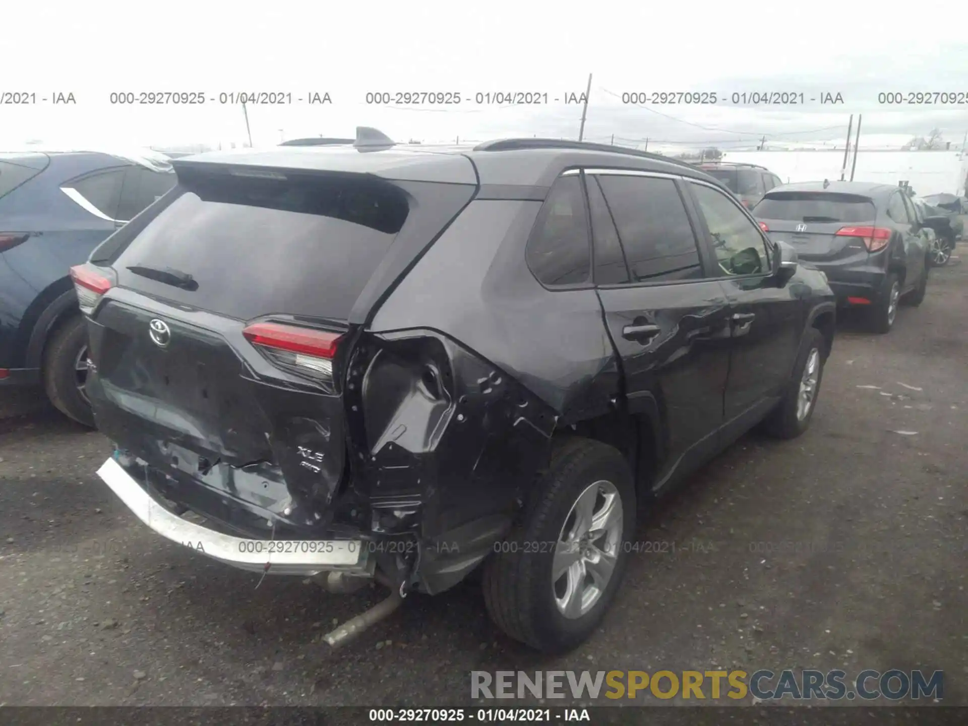 4 Photograph of a damaged car JTMP1RFV2KD044421 TOYOTA RAV4 2019